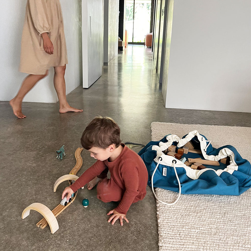 CANVAS Toy Bags + Toy Mat
